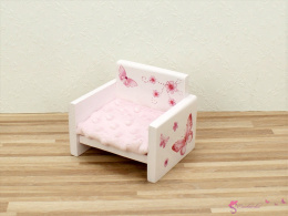 Fotel dla lalek barbie 